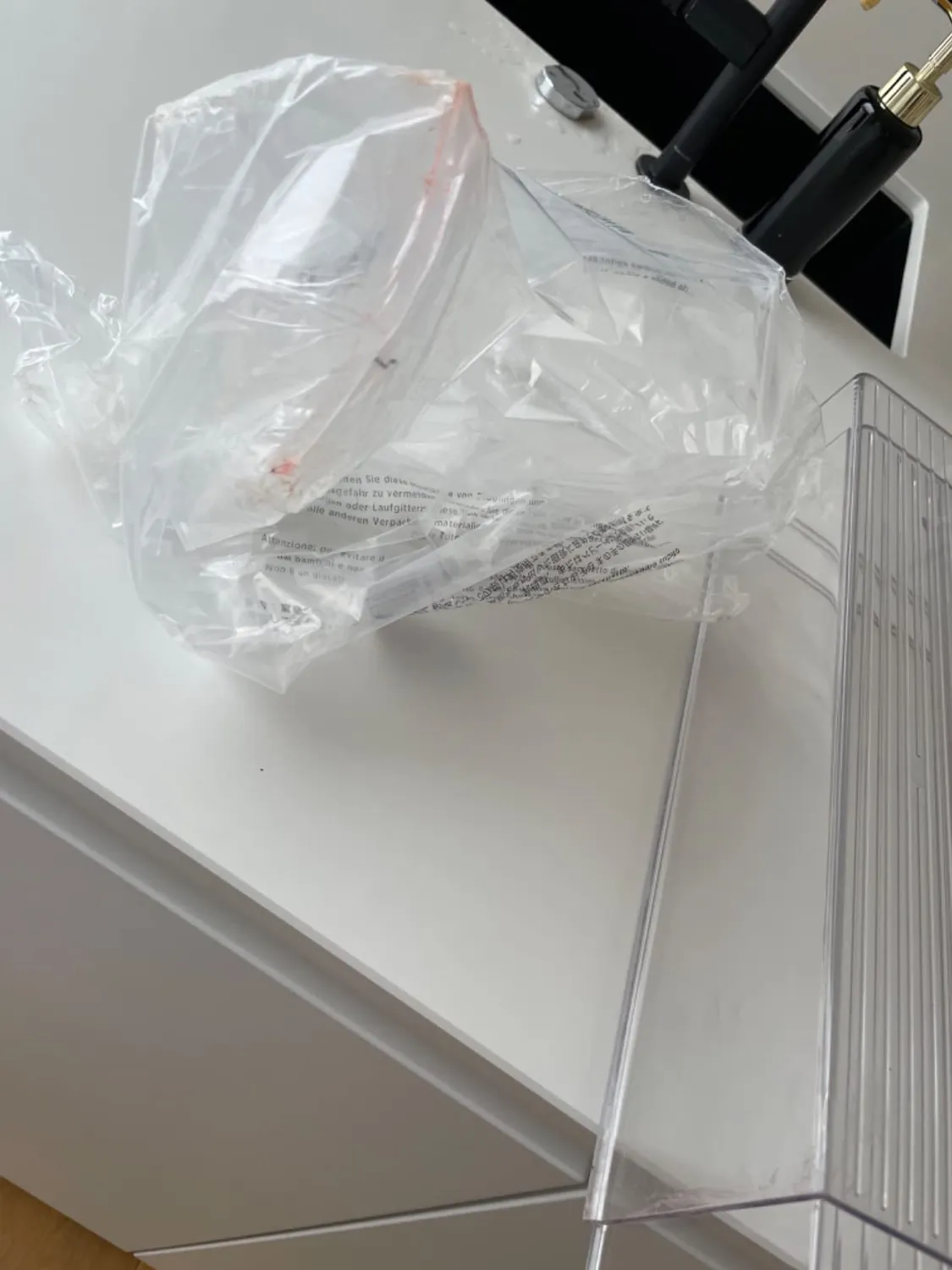 mDesign Gewürzregal ausziehbar 4 Ebenen transparent Kunststoff