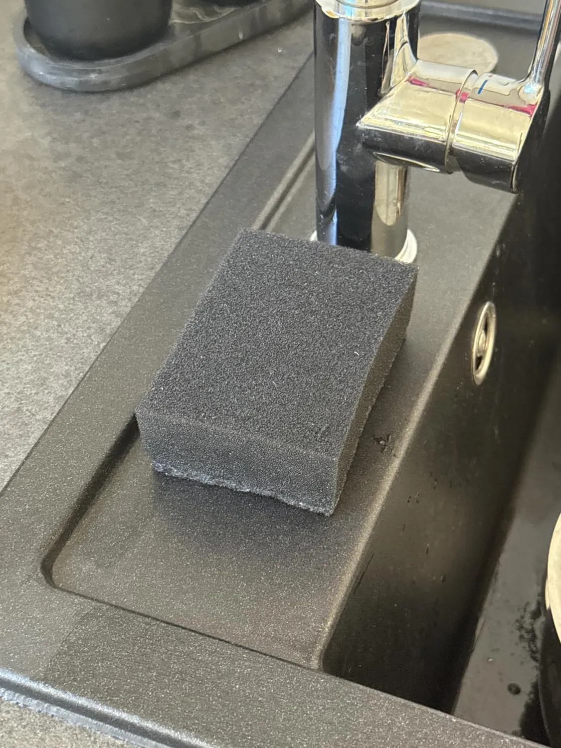 Black SVAMP Küchenschwamm 12 Stück schwarz PU-Schaum