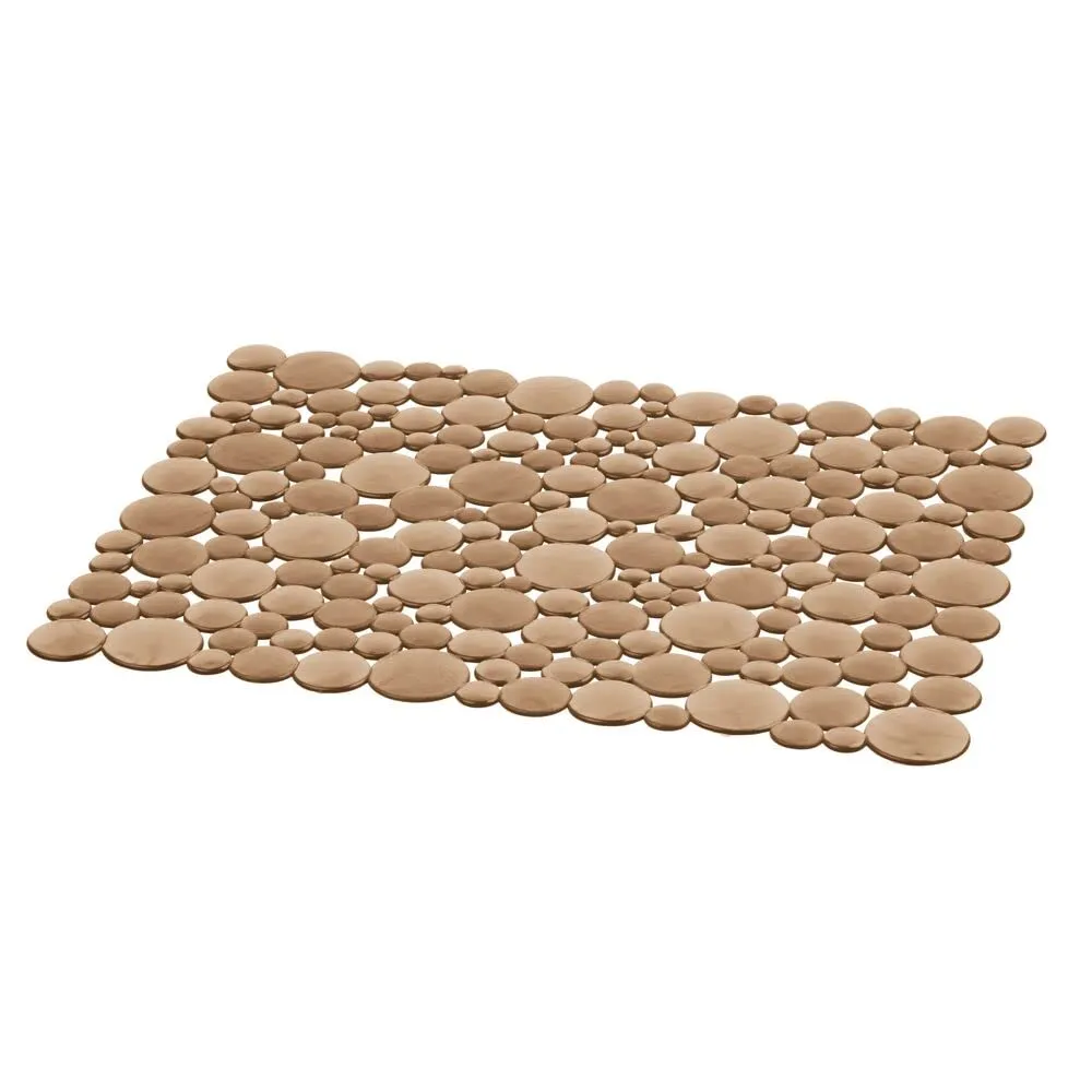 mDesign Spülbeckenmatte Küche 2er-Set bernstein zuschneidbar