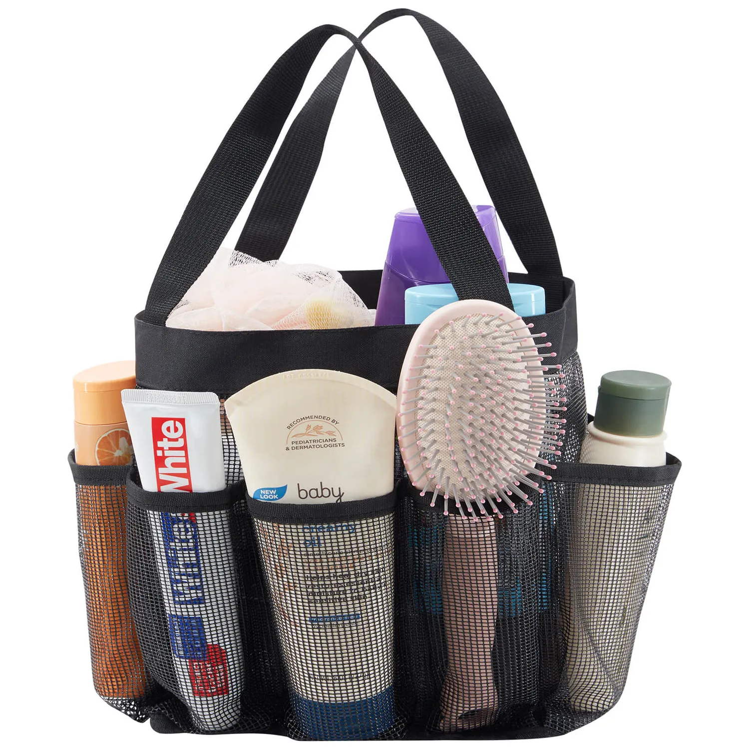 Lifewit Duschkorb Mesh Duschtasche Schwarz Large Netz
