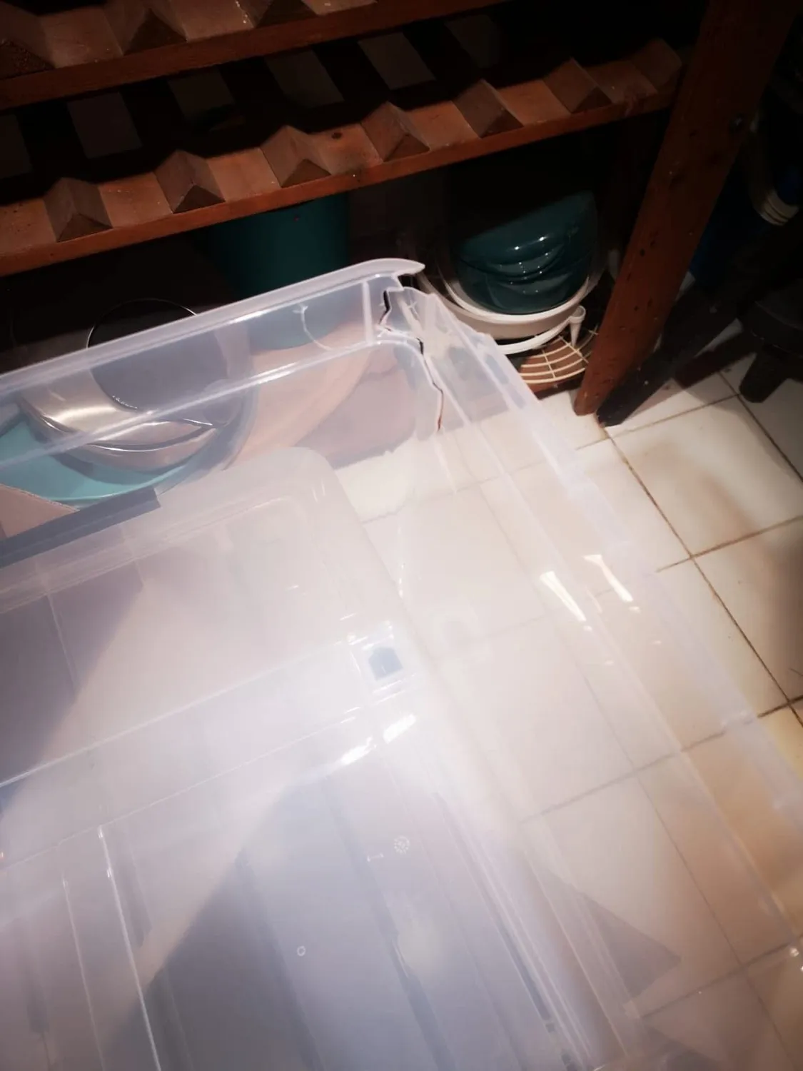 Iris Ohyama NCS-320 Aufbewahrungsbox 50 L transparent stapelbar