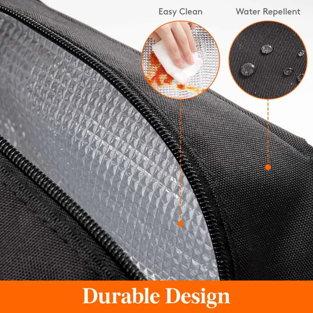 Lifewit Lunchbag Kühltasche isoliert schwarz für Arbeit