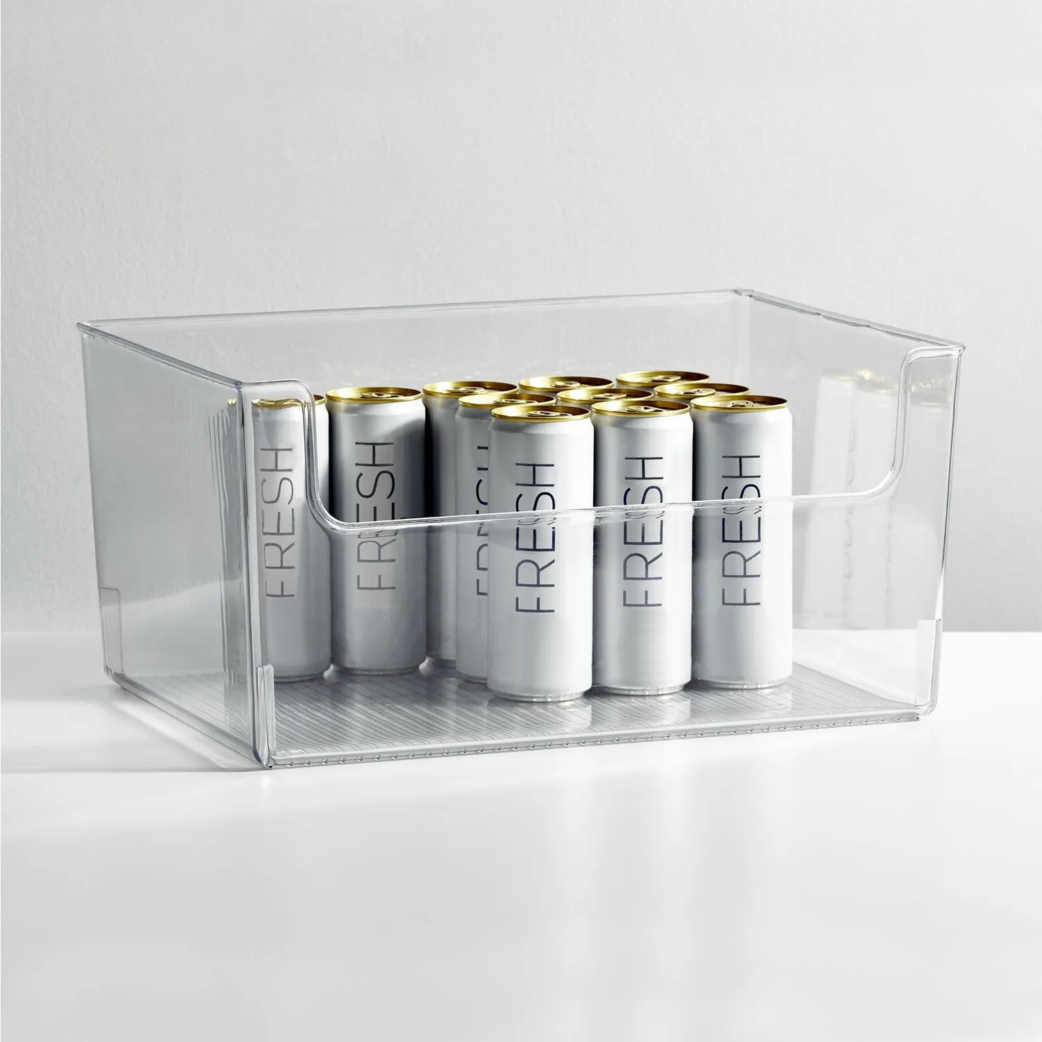 mDesign 19542MDKEU Aufbewahrungsbox 2er-Set transparent groß