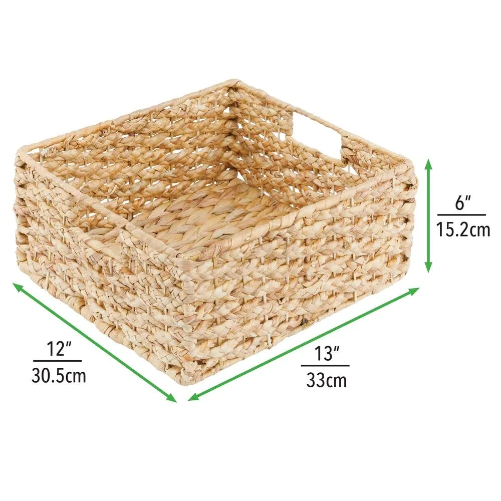 M Design Hyazinthe Aufbewahrungskorb Kreidetafel natur