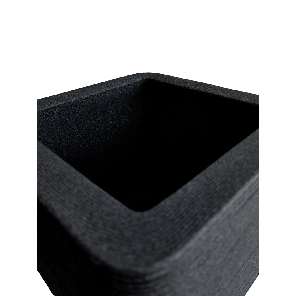 Kreher Struktur Optik Pflanzkübel 30x30 Anthrazit