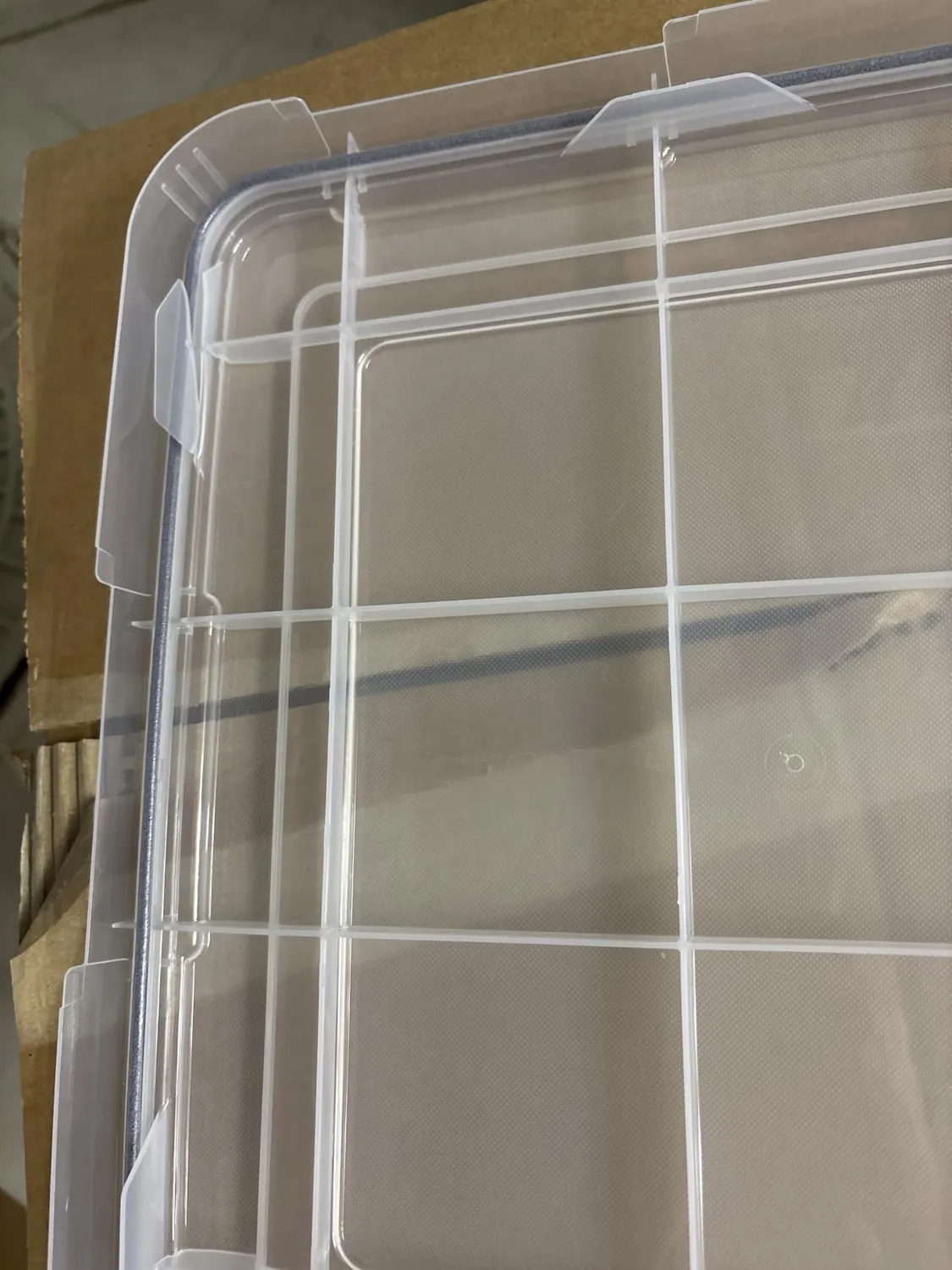 Iris Ohyama Air Tight Box DDAT-LD Aufbewahrungsbox 70L 3er-Set transparent