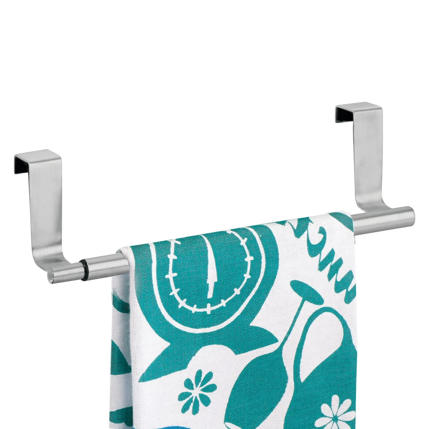 mDesign Handtuchhalter Teleskop 2er-Set Edelstahl silber
