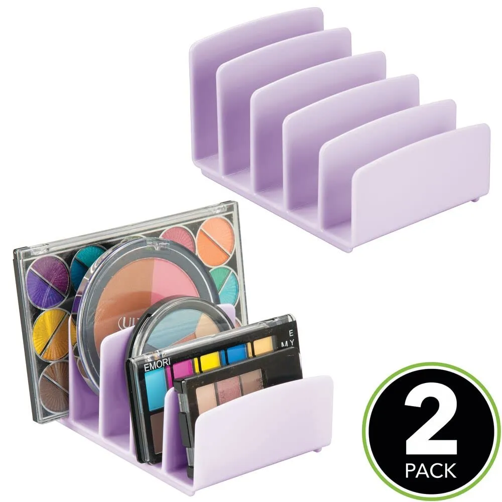 mDesign Kosmetik-Organizer 2er-Set Helllila 5 Fächer