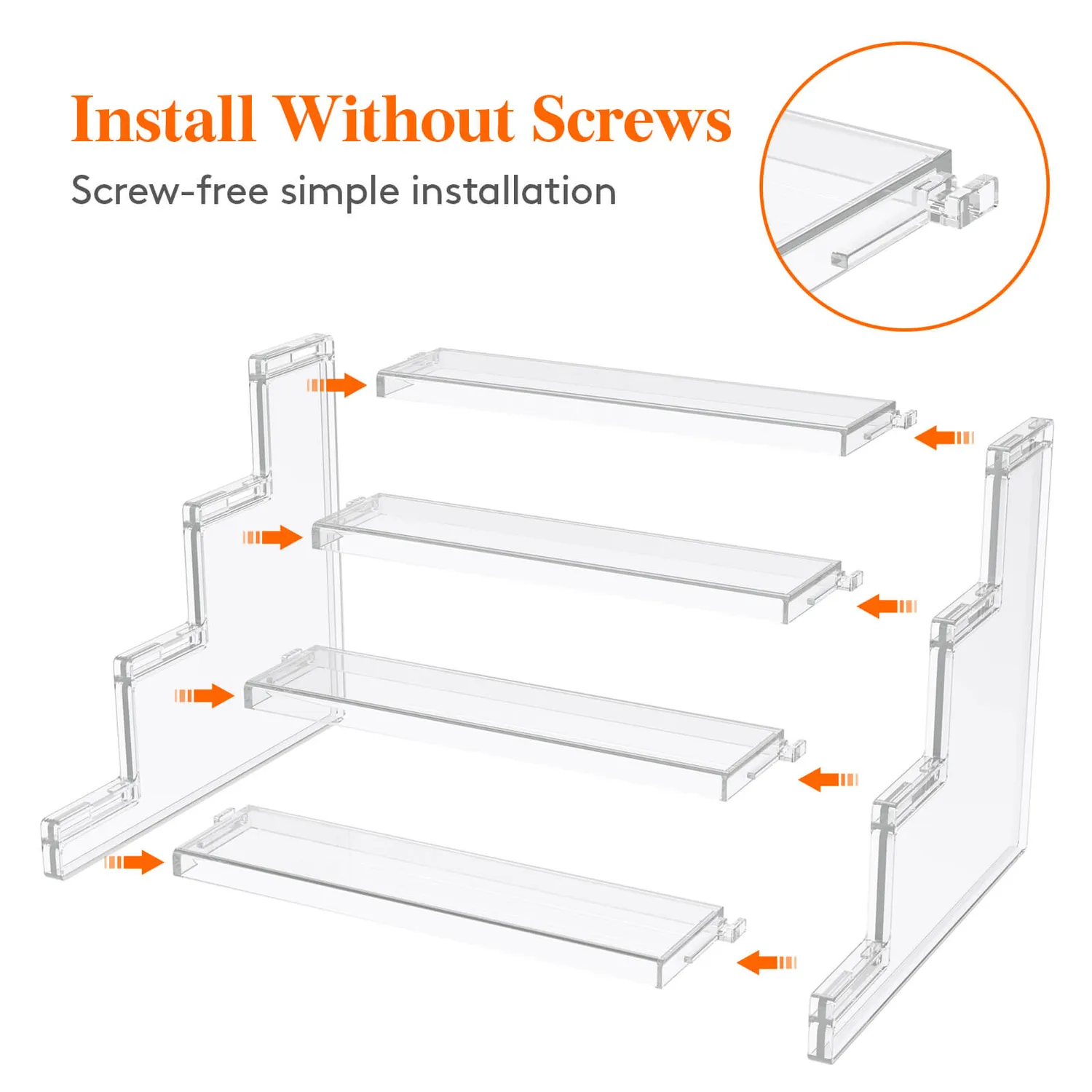 Lifewit Acryl Display Stand Aufsteller 1er-Pack Medium