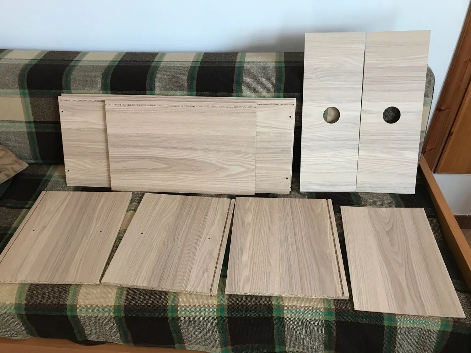 Iris Ohyama MDB-3S TV-Schrank hellbraun für 43 Zoll