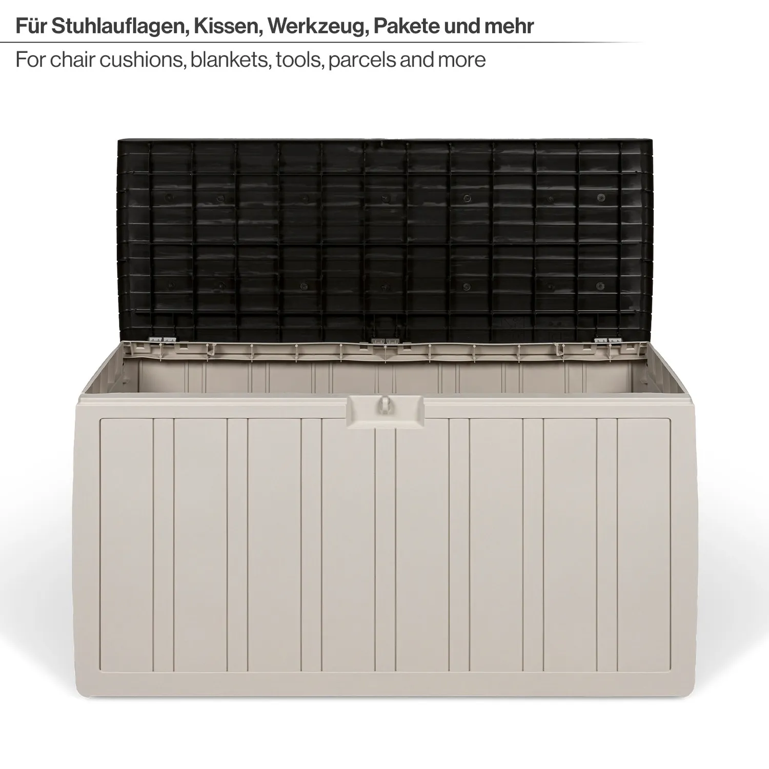 Kreher Leonardo Kissenbox 270 Liter Creme Weiß