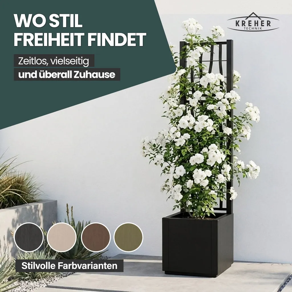 Kreher Ethica XL Spalier Pflanzkasten Anthrazit 35 L