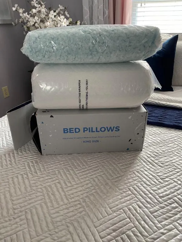 Lifewit Kopfkissen Queen Memory Foam Kühlend