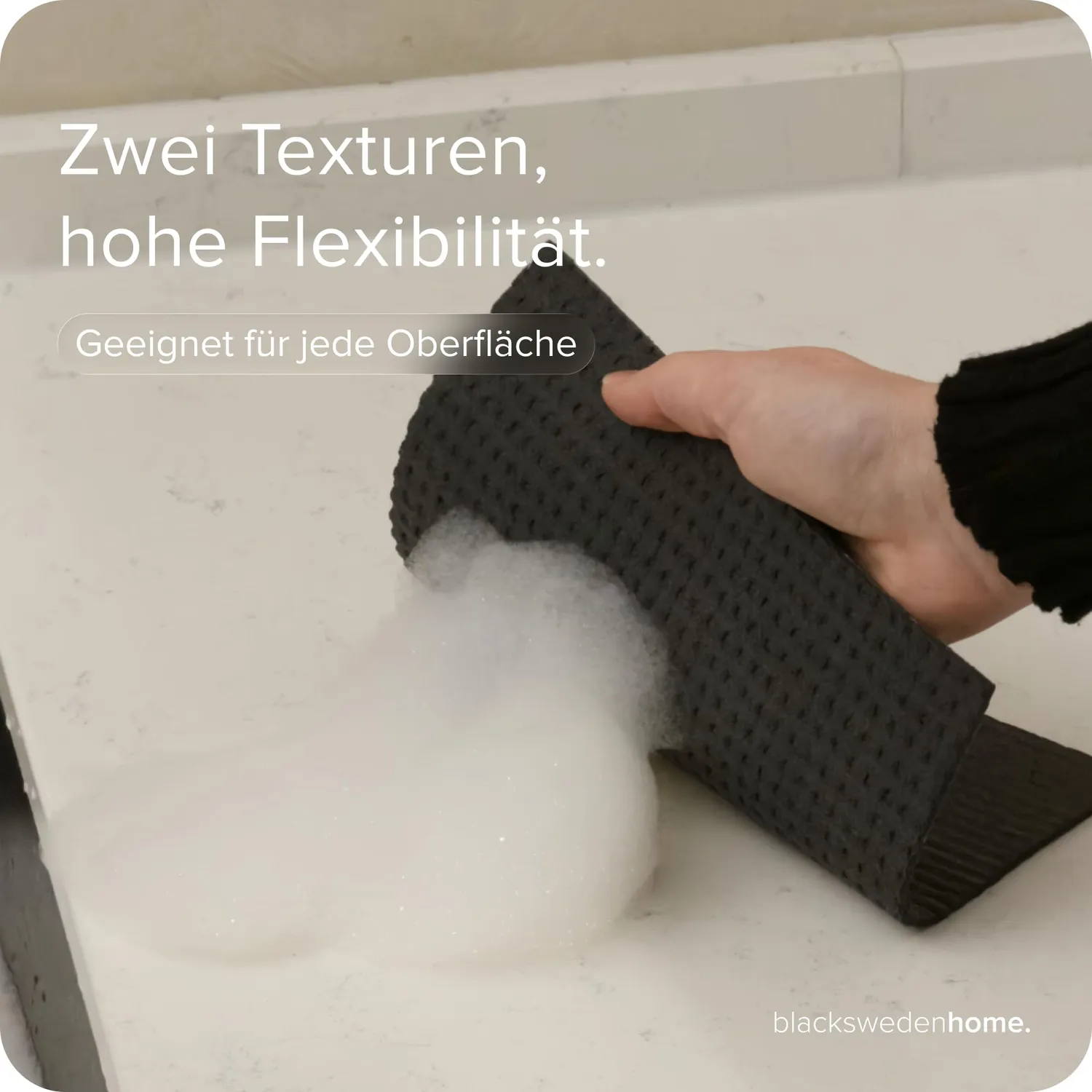 Black Geschirrtücher Schwarz Baumwolle 10er-Pack