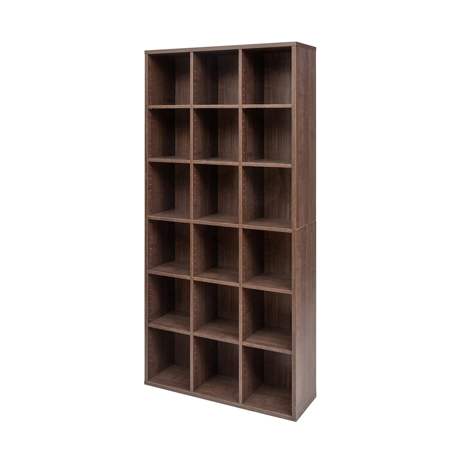 Iris Ohyama BKS-1890 Bücherregal Braun 18 Fächer