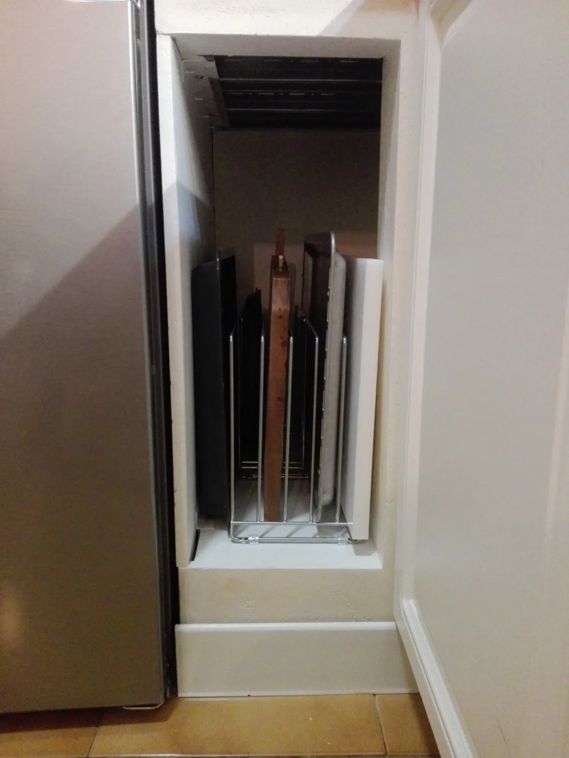 mDesign Deckelhalter Metall 2er-Set silberfarben fünffach