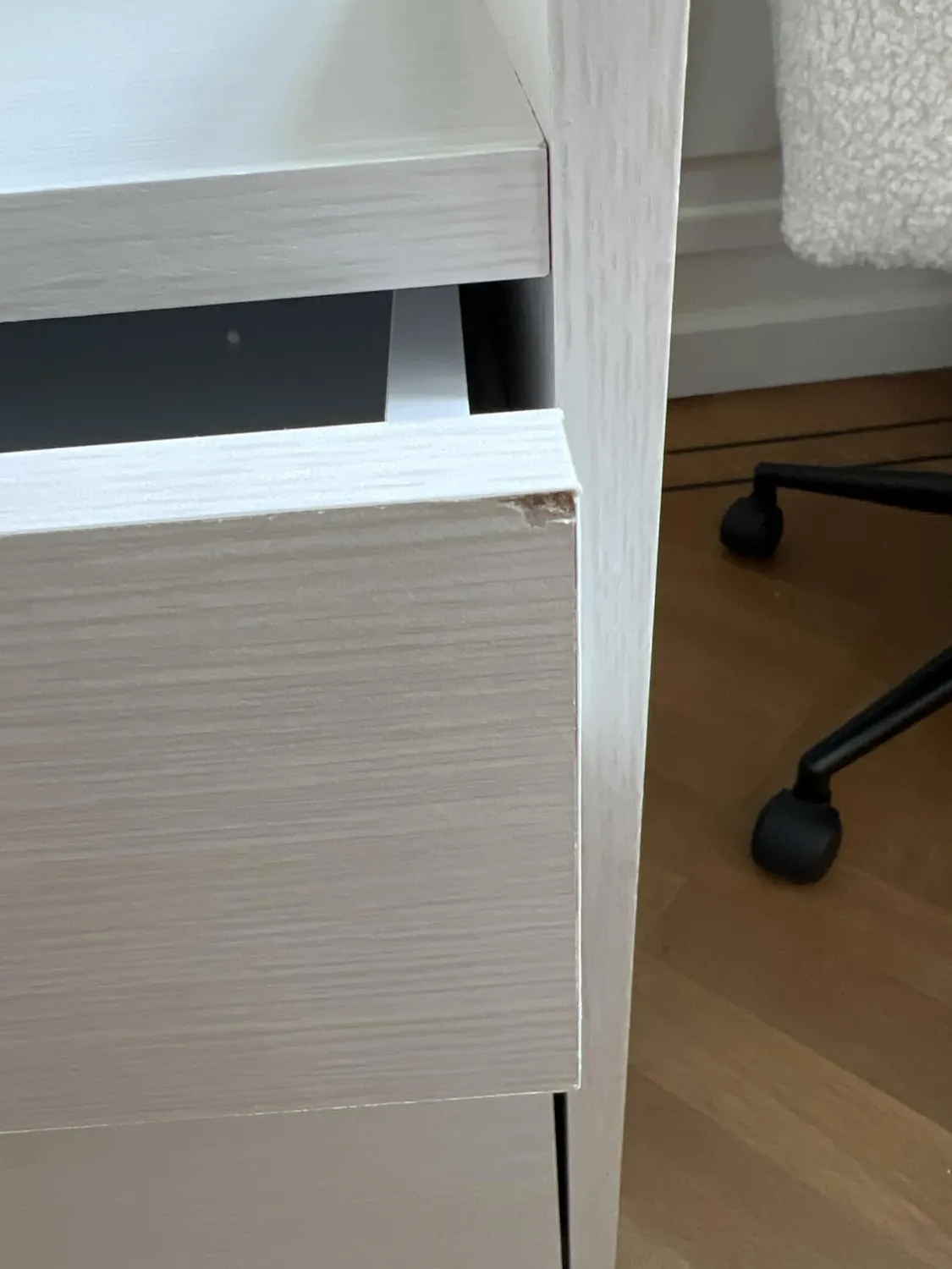 Iris Ohyama FDK-3059 Aktenschrank mit Rollen Holz